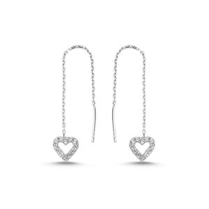 Naušnice HEARTS - viseće